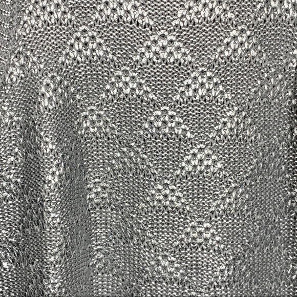 Anthropologie Moth Sana Foiled Tank Metallic Small - Picture 10 of 12